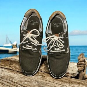 Clarks Est 1825 Men's Green Loafers